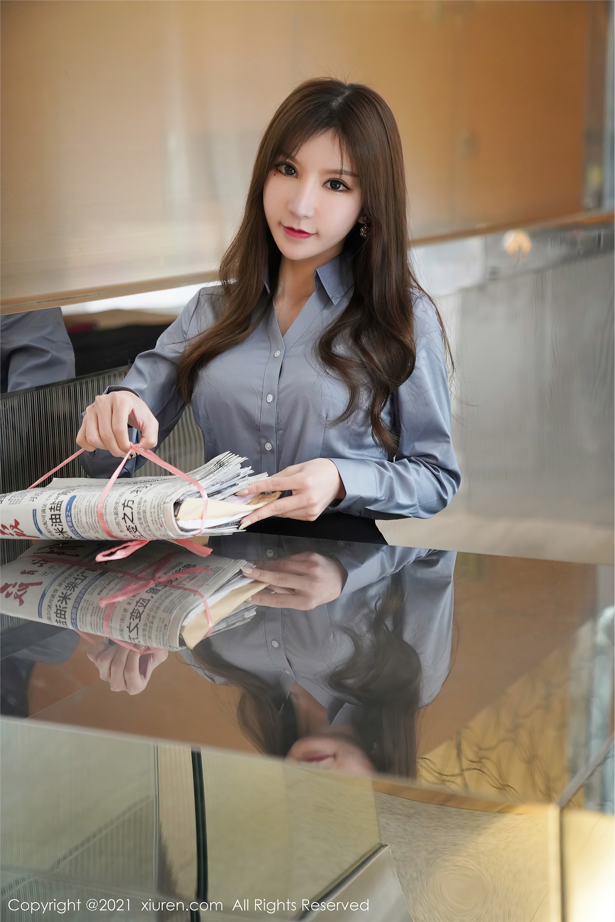 XiuRen秀人网  2021.03.10 No.3187 周于希Sandy 制服 黑丝